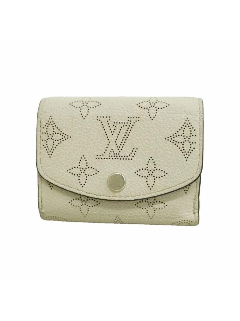 Louis Vuitton Trifold Wallet Mahina Portefeuille Iris XS Blume